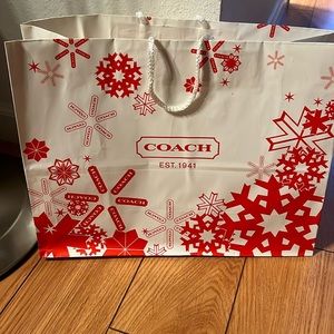 2008 Coach Holiday Shopping Bag